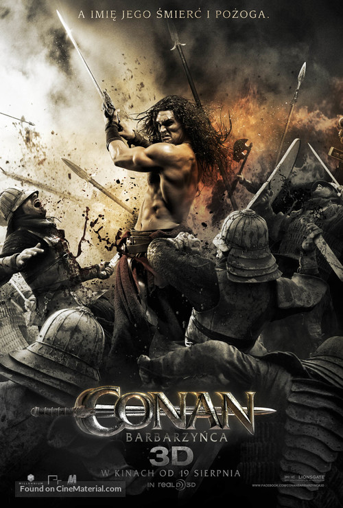 Conan the Barbarian - Polish Movie Poster