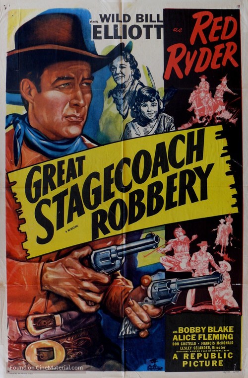 Great Stagecoach Robbery - Movie Poster