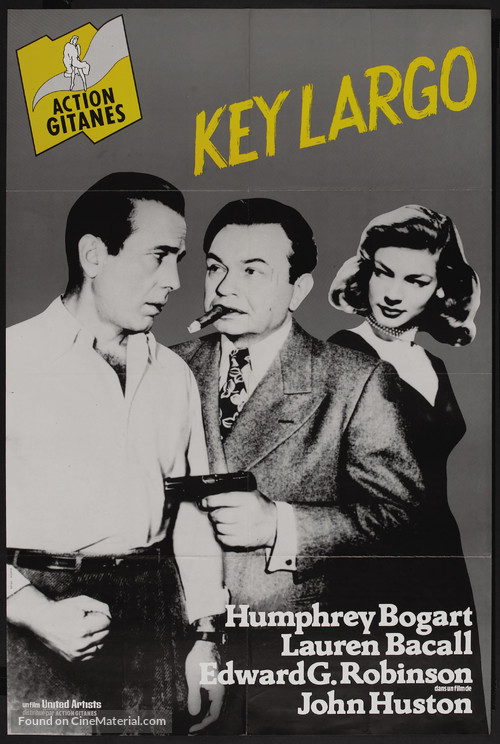 Key Largo - French Re-release movie poster
