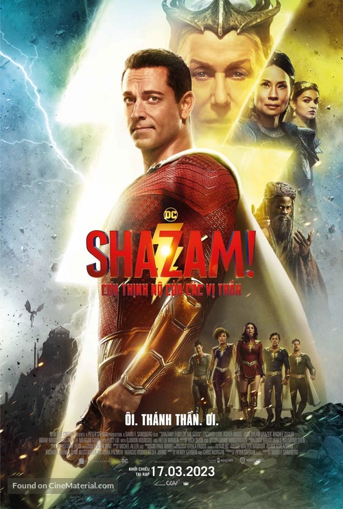 Shazam! Fury of the Gods - Vietnamese Movie Poster