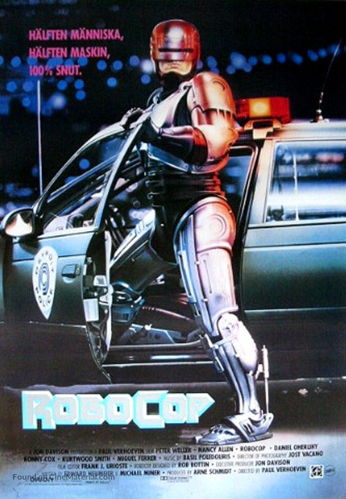 RoboCop - Swedish Movie Poster