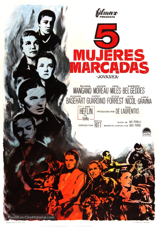 5 Branded Women - Spanish Movie Poster