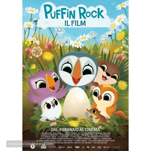 Puffin Rock and the New Friends - Italian Movie Poster