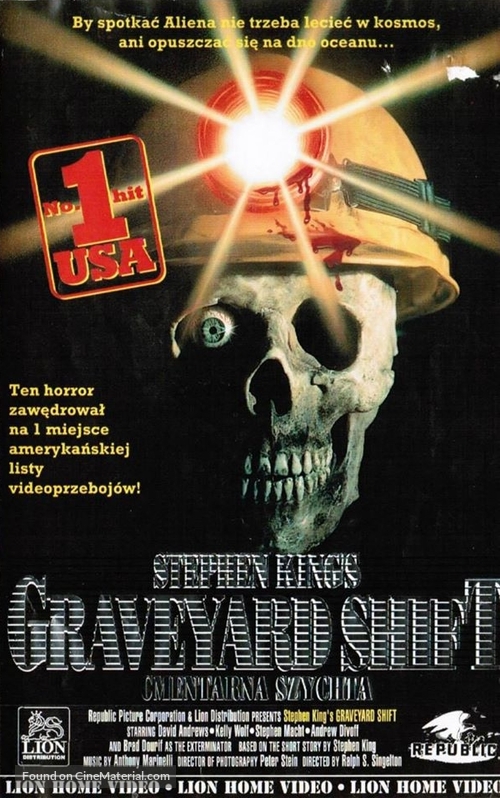 Graveyard Shift - Polish Movie Cover