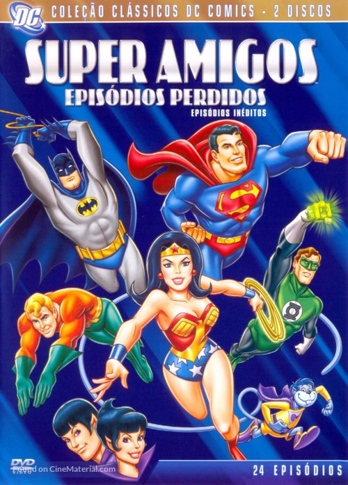 &quot;The All-New Super Friends Hour&quot; - Brazilian DVD movie cover