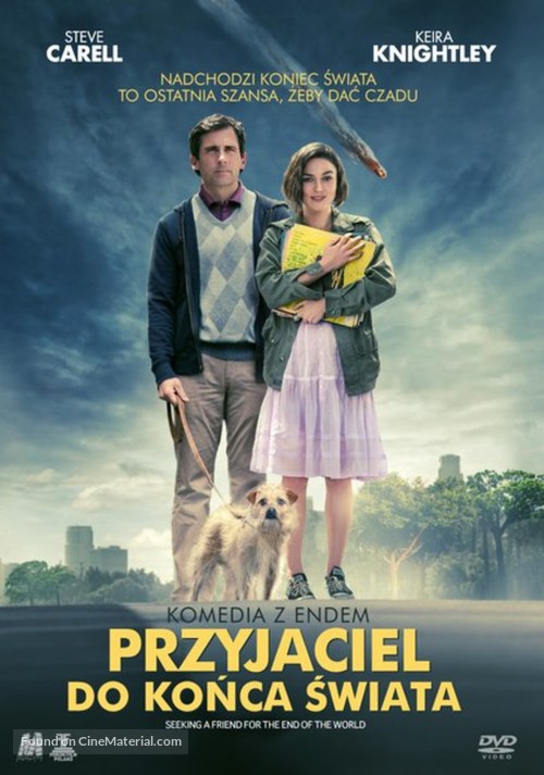 Seeking a Friend for the End of the World - Polish DVD movie cover