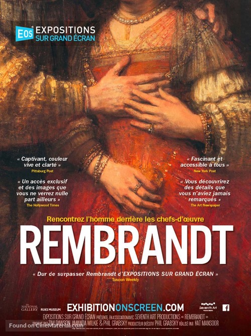 Exhibition on Screen: Rembrandt - French Movie Poster