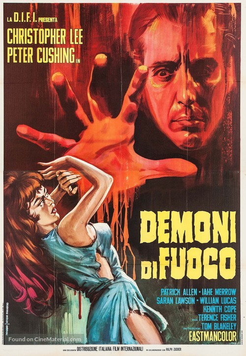Night of the Big Heat - Italian Movie Poster