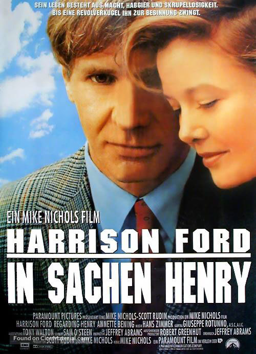 Regarding Henry - German Movie Poster