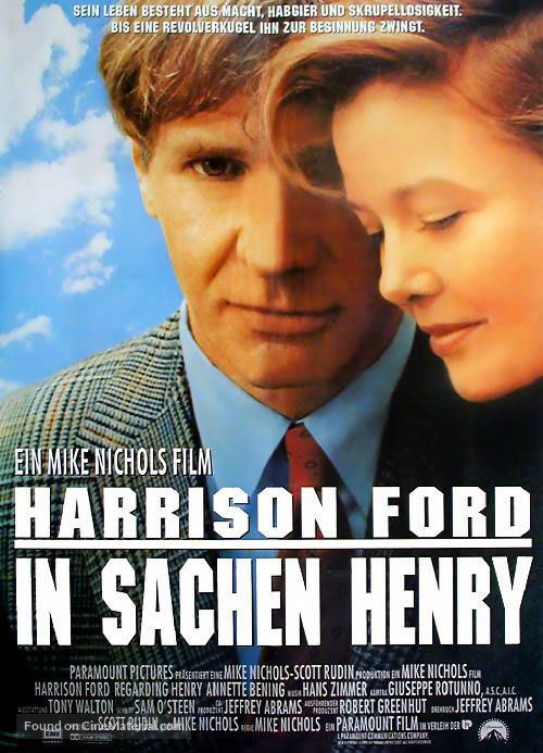 Regarding Henry - German Movie Poster