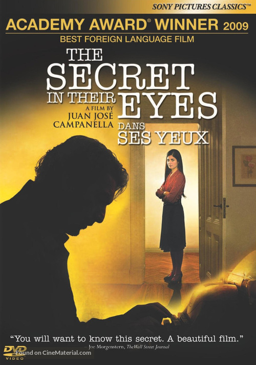 El secreto de sus ojos - Canadian DVD movie cover