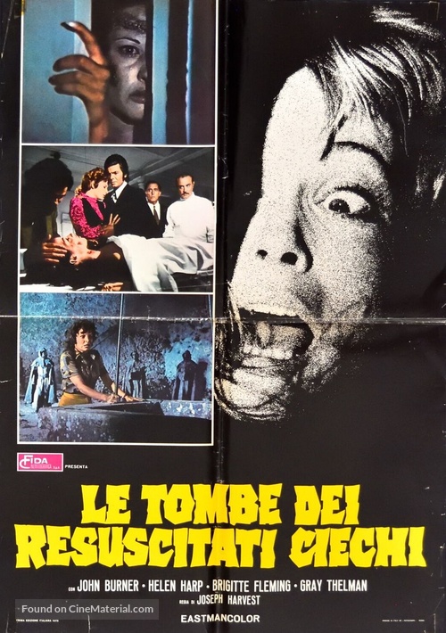 La noche del terror ciego - Italian Movie Poster