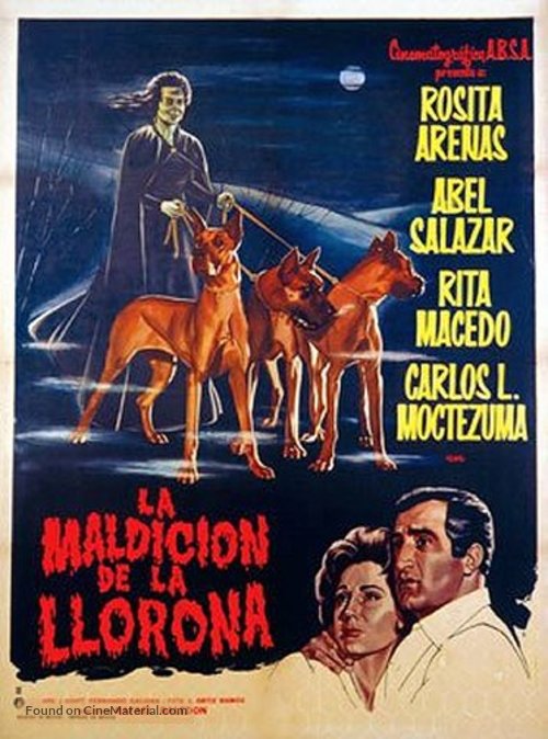 La maldici&oacute;n de la Llorona - Mexican Movie Poster