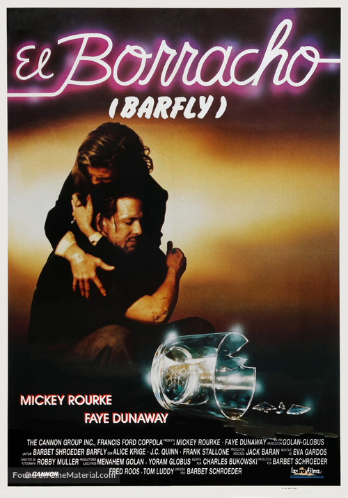 Barfly - Spanish Movie Poster