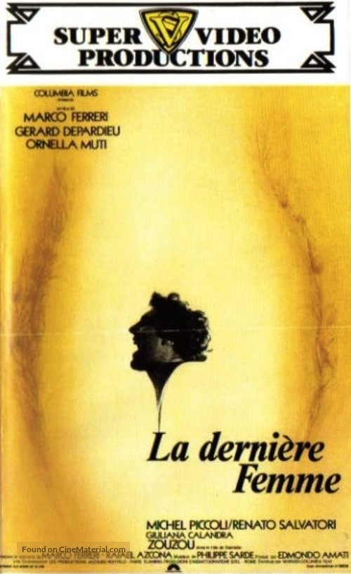 La derni&egrave;re femme - French VHS movie cover