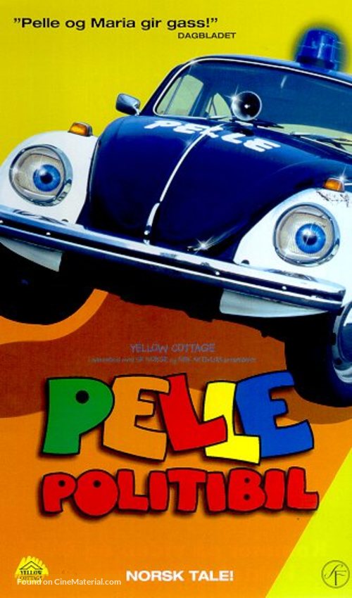 Pelle politibil - Norwegian VHS movie cover