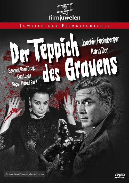 Der Teppich des Grauens - German DVD movie cover