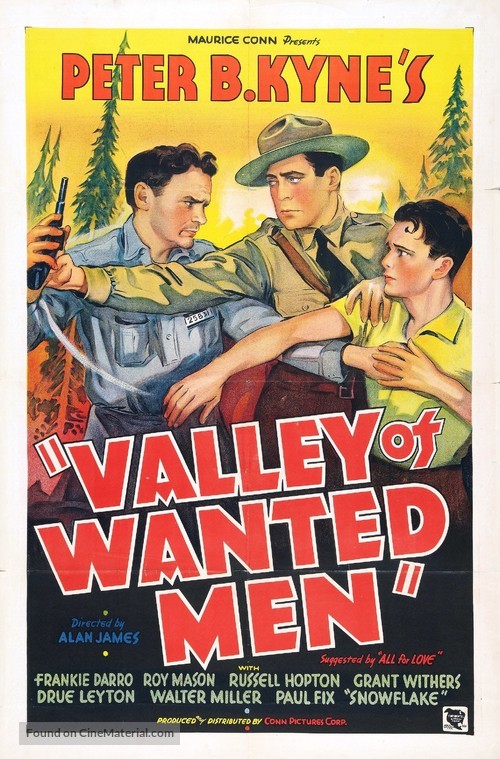 Valley of Wanted Men - Movie Poster