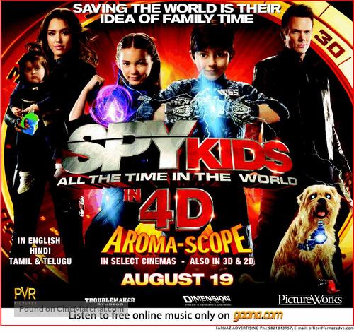 Spy Kids: All the Time in the World in 4D - Indian Movie Poster