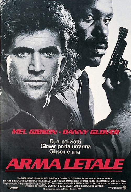 Lethal Weapon - Italian Movie Poster