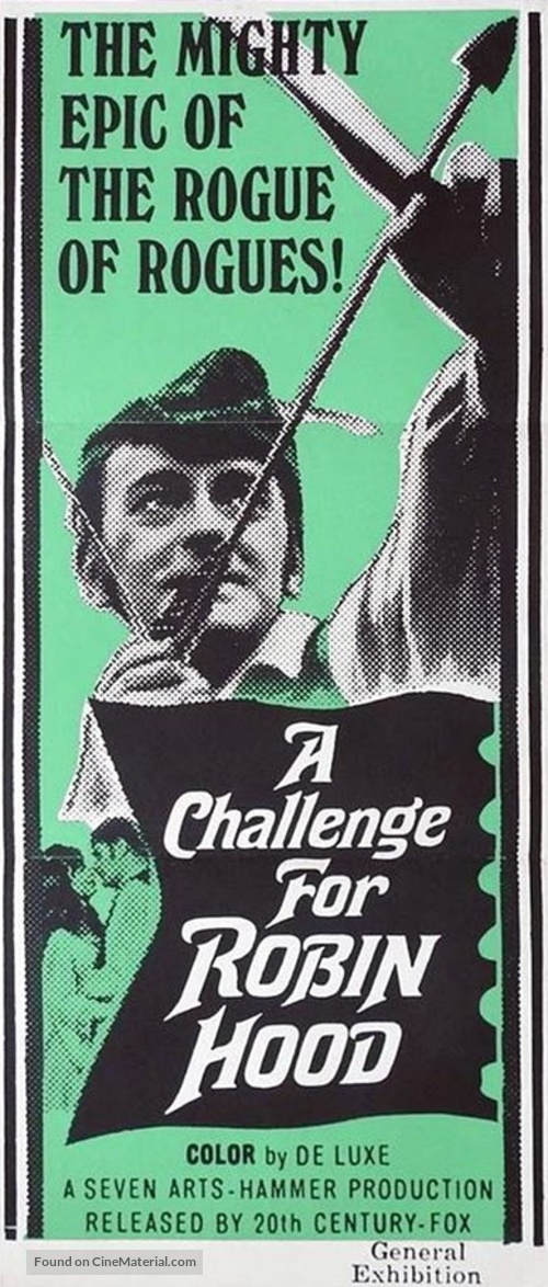 A Challenge for Robin Hood - Australian Movie Poster