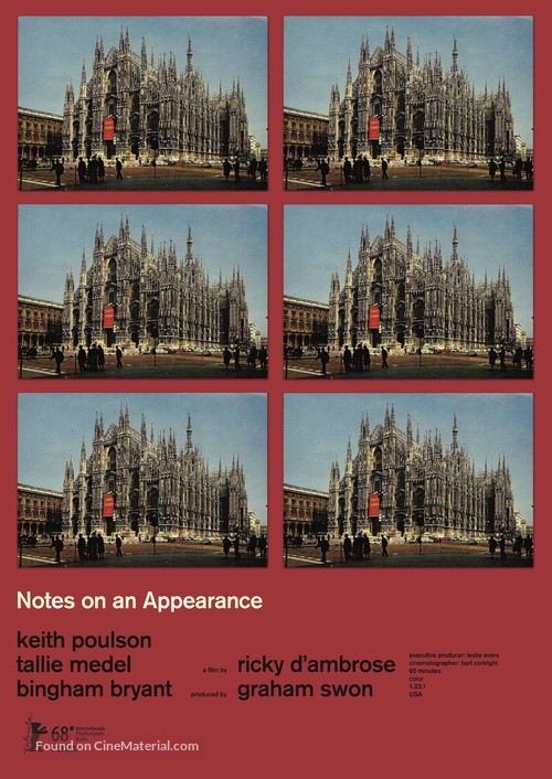 Notes on an Appearance - British Movie Poster