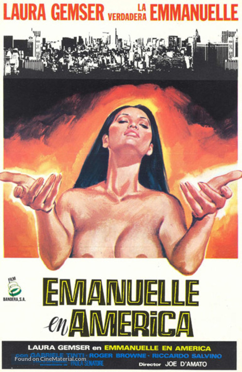 Emanuelle In America - Spanish Movie Poster