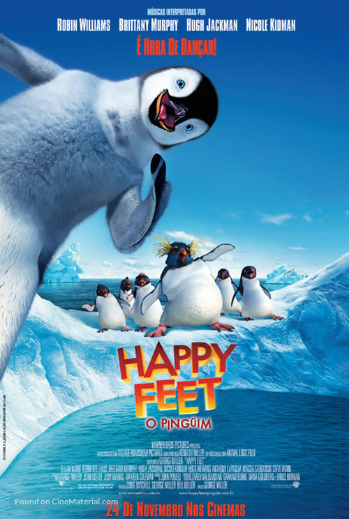 Happy Feet - Brazilian Movie Poster