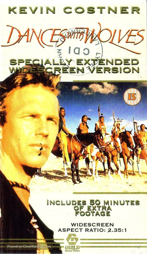 Dances with Wolves - British Movie Cover