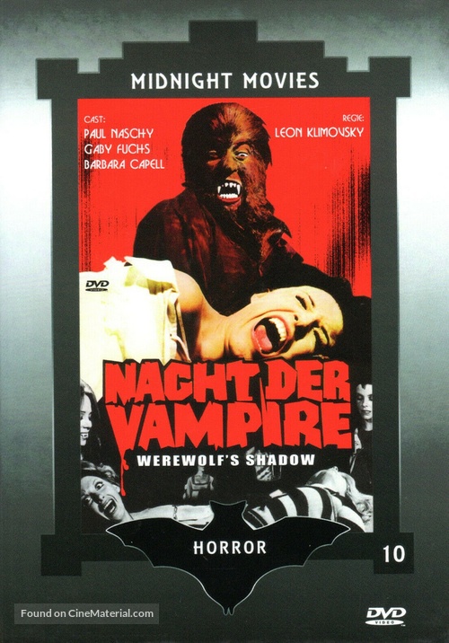 La noche de Walpurgis - German DVD movie cover