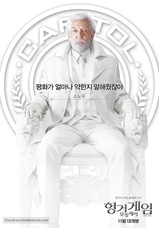 The Hunger Games Mockingjay Part 1 (2014) South Korean movie poster