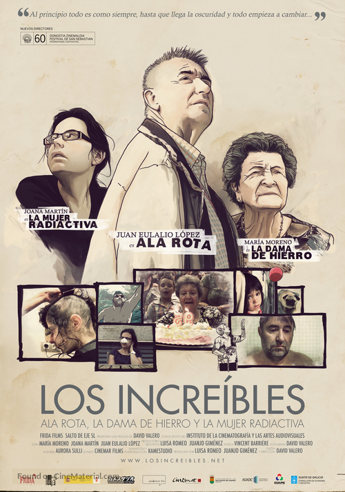 Los incre&iacute;bles - Spanish Movie Poster