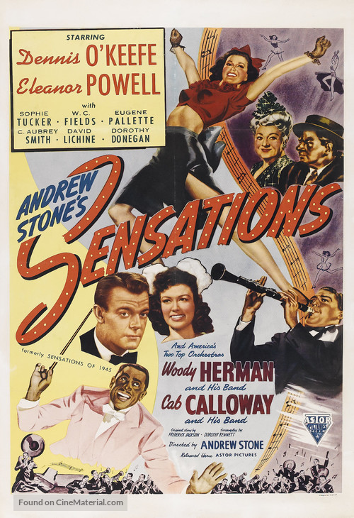 Sensations of 1945 - Re-release movie poster