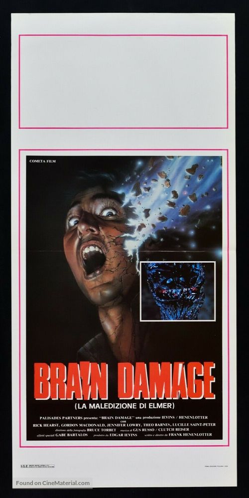 Brain Damage - Italian Movie Poster