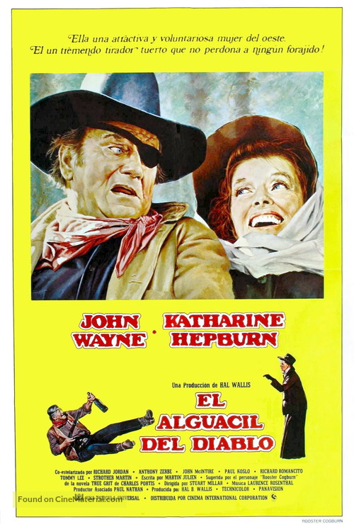 Rooster Cogburn - Argentinian Movie Poster