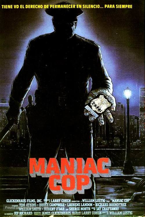 Maniac Cop - Spanish Movie Poster