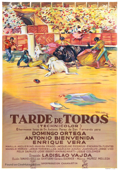 Tarde de toros - Spanish Movie Poster