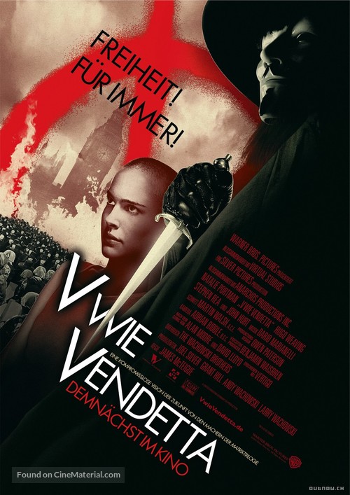 V for Vendetta - German Movie Poster