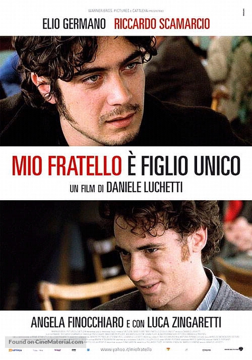Mio fratello &eacute; figlio unico - Italian Movie Poster