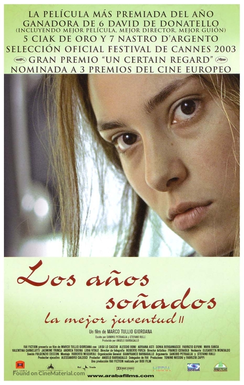 La meglio giovent&ugrave; - Spanish Movie Poster