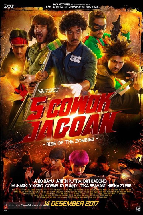 5 Cowok Jagoan - Indonesian Movie Poster