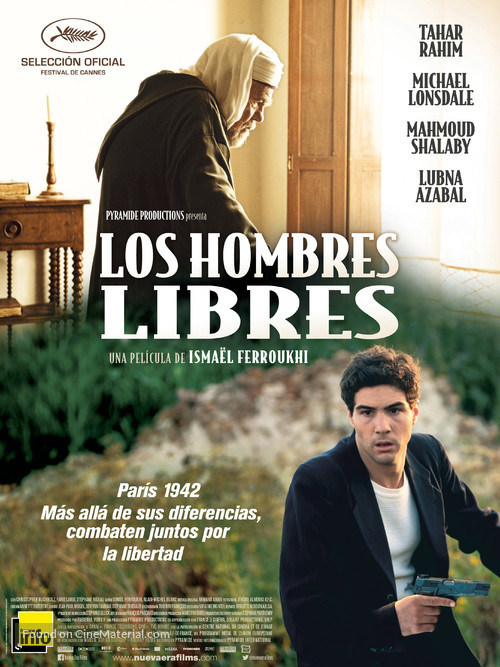 Les hommes libres - Mexican Movie Poster