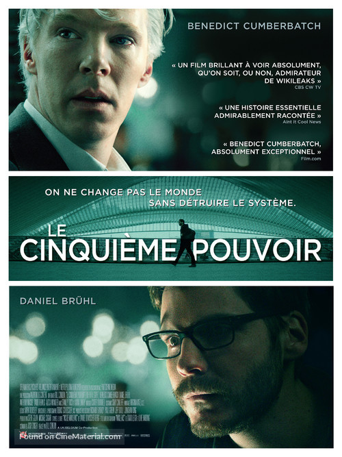 The Fifth Estate - French Movie Poster