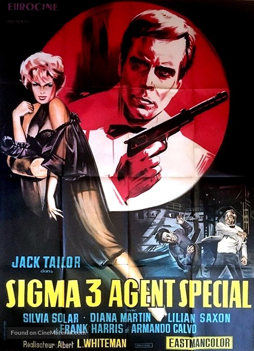 Agente Sigma 3 - Missione Goldwather - French Movie Poster