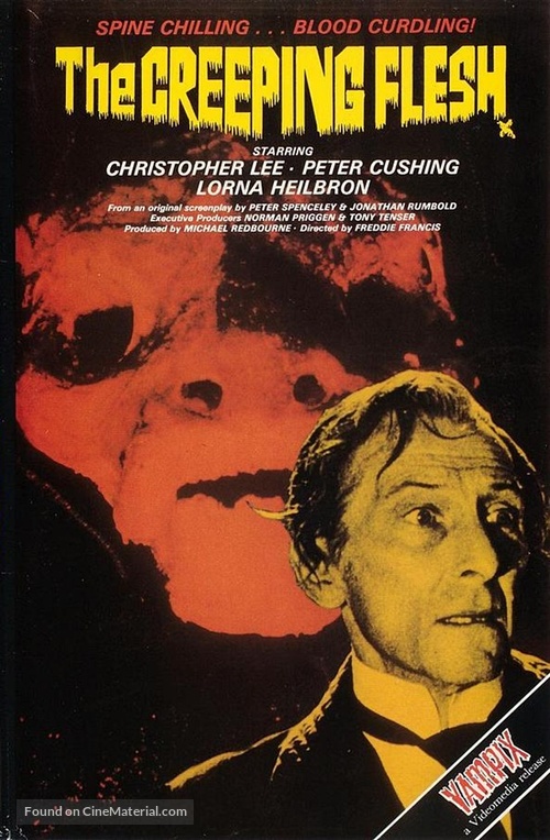The Creeping Flesh - British VHS movie cover