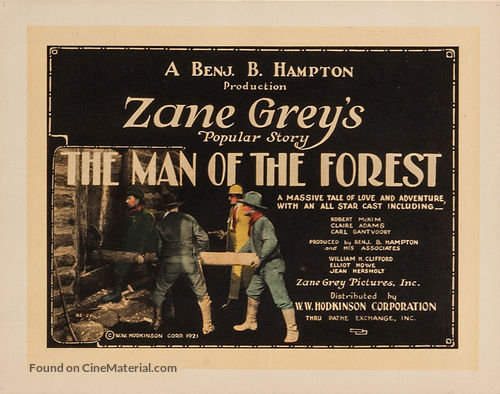 Man of the Forest - Movie Poster