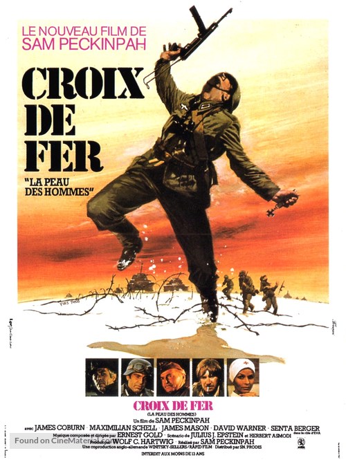 Cross of Iron - French Movie Poster