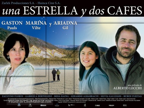 Una estrella y dos caf&eacute;s - Spanish Movie Poster