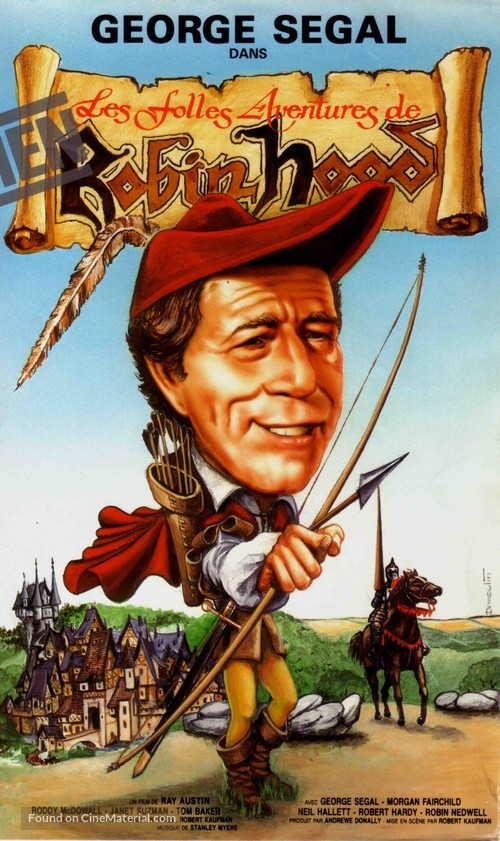 The Zany Adventures of Robin Hood - French VHS movie cover