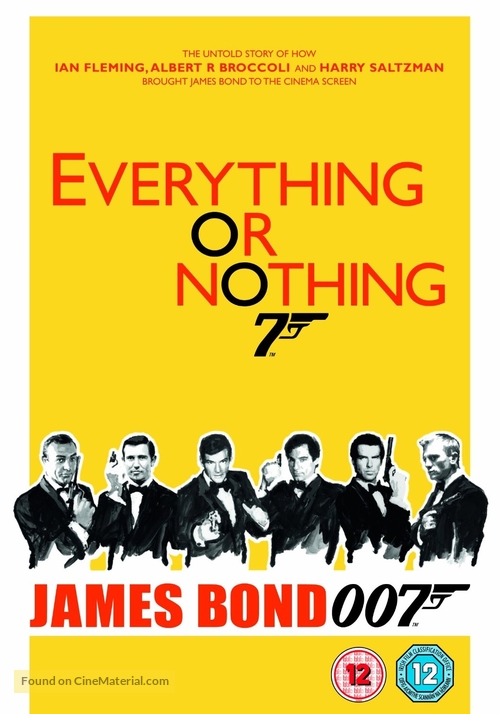 Everything or Nothing: The Untold Story of 007 - British DVD movie cover